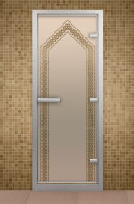 Стеклянная дверь для хаммама Aldo Чайхона 1900х700